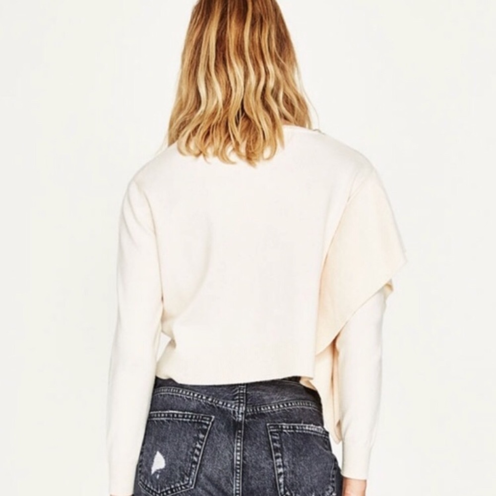 Zara Ruffle Sweater! NWT! - Picture 2 of 6
